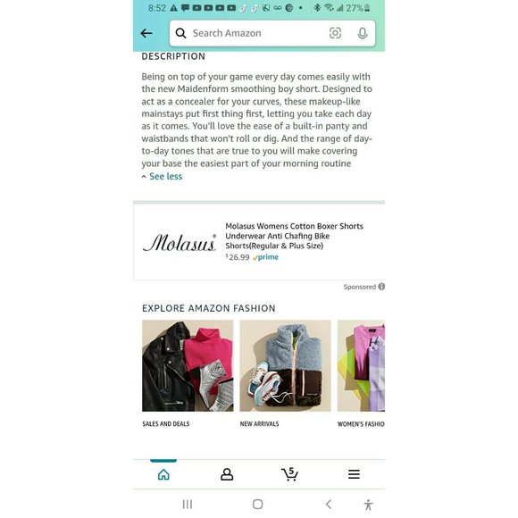 Maidenform Cover Your Bases Boyshorts Tummy Control Smoothing Shapewear Nude XL - Picture 8 of 10